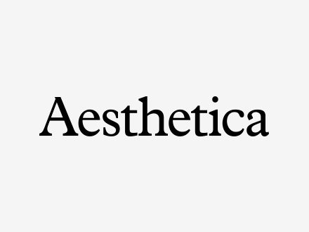 Mwy o wybodaeth: <p>Aesthetica</p>